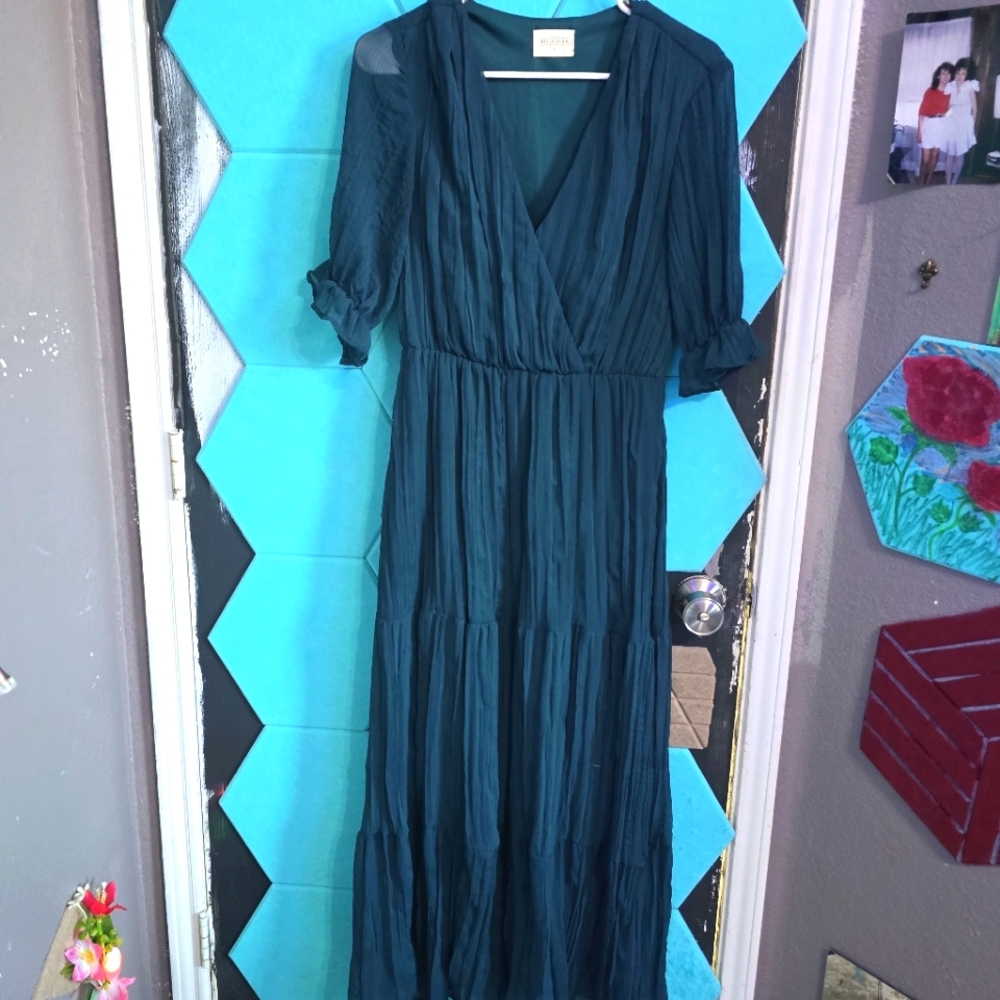 Dark green Maxi dress